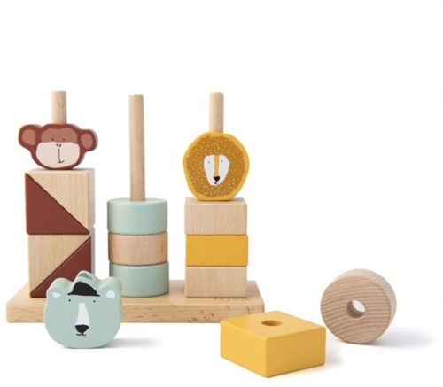 Stapelspeelgoed Trixie Animal blocks stacker | stapelfiguur