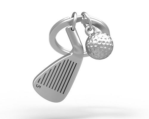 Sleutelhanger Metalmorphose Golf Club, golfclub/golfbal | Sport