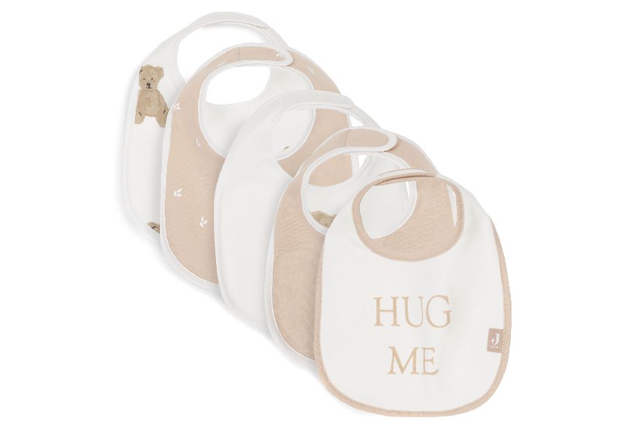 Slabbetje Jollein | Teddy Bear/Harvest natural