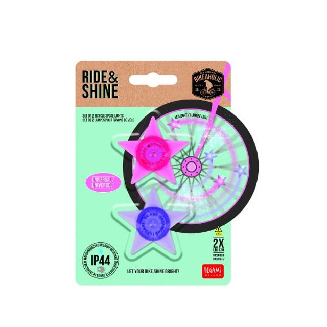 Fiets toebehoren Legami Spoke Lights | spaak decoratie