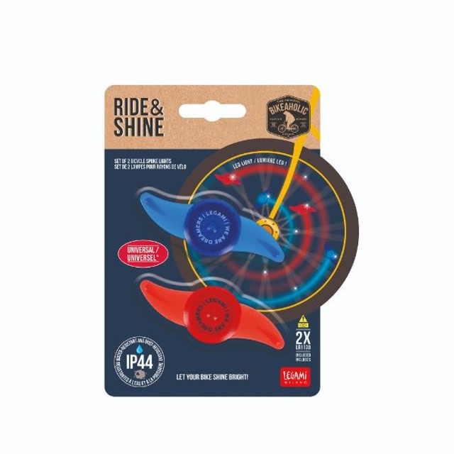 Fiets toebehoren Legami Spoke Lights | spaak decoratie