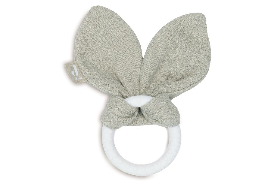 Bijtring Jollein Bijtring Jollein Bunny Ears | Bunny Ears olive green