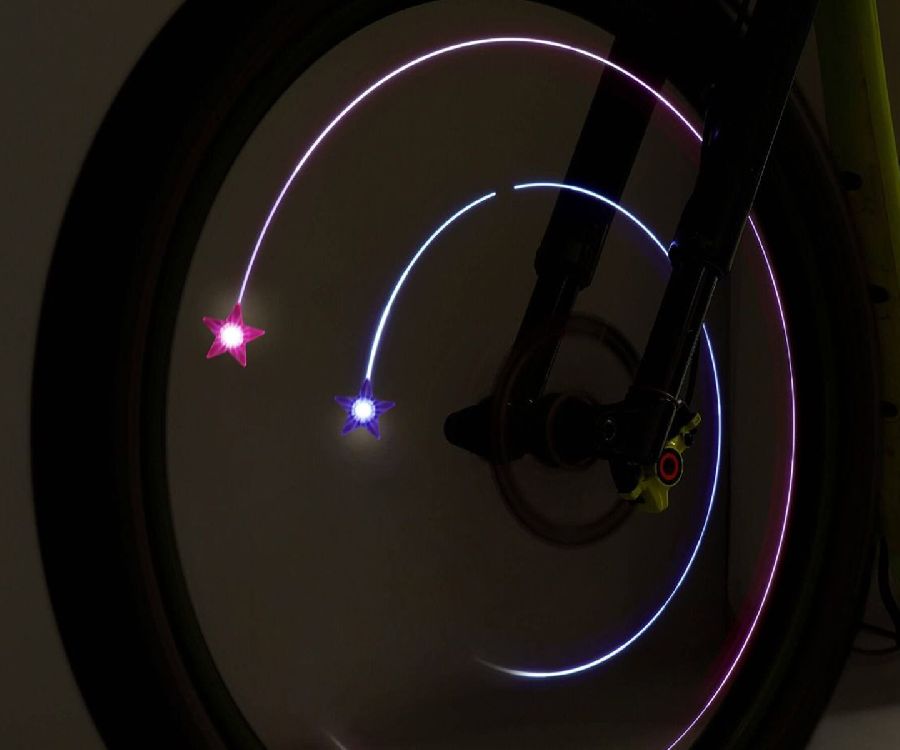 Fiets toebehoren Legami Spoke Lights | spaak decoratie