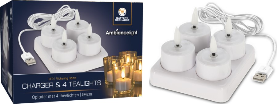 Verlichting theelicht, D 4 cm