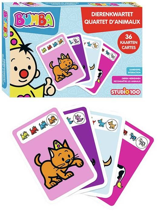 Gezelschapsspel Bumba Dierenkwartet | Bumba Speelplezier