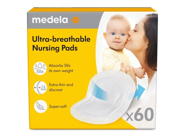 Borstcompres Medela Ultra-breathable Nursing Pads, 60 stuks