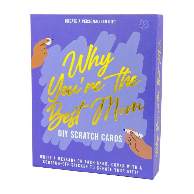 Krasboek & -kaarten Gift Republic DIY Scratch Cards - Reasons You're The Best Mum