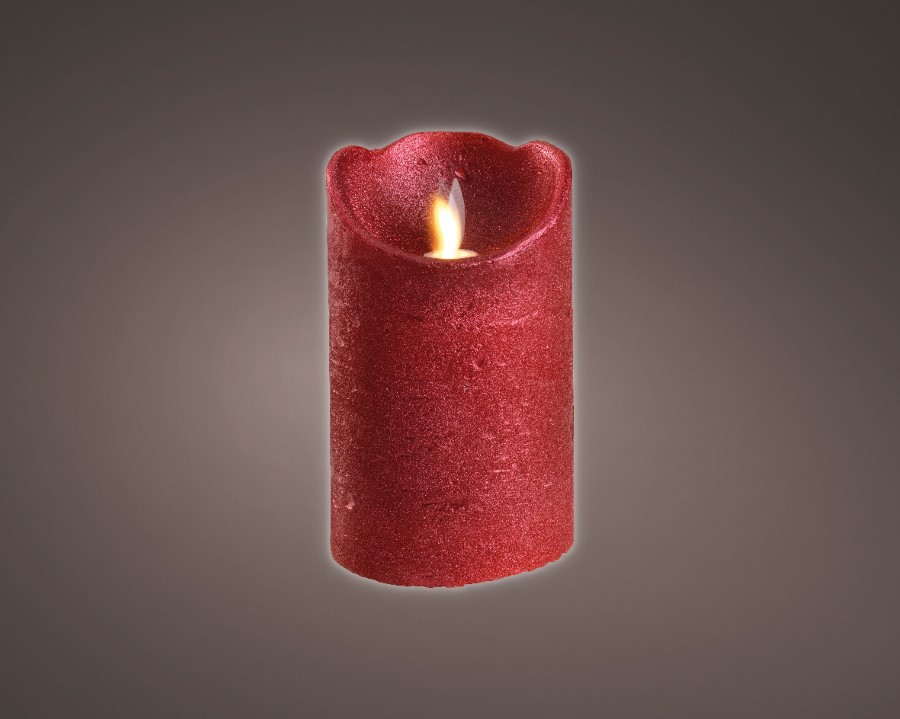 Verlichting Lumineo, kaars, D 7.5 x H 12.5 cm