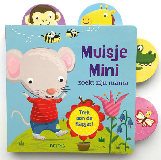 Interactief boek DELTAS Muisje Mini Zoekt Zijn Mama | schuifboek