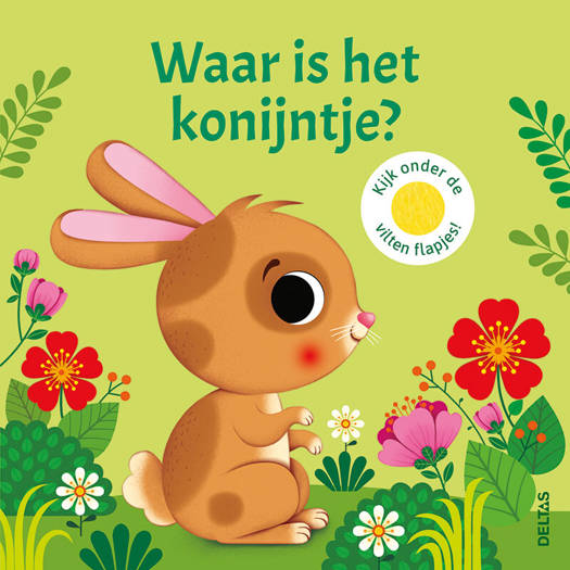 Interactief boek DELTAS Waar Is Het Konijntje | voelboek