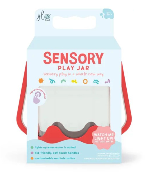 Gevulde fles & figuur Glo Pals Sensory Play Jar