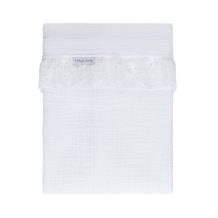 Laken Baby's Only, geschikt voor babybed 60x120/babybed 70x140 | Calm white