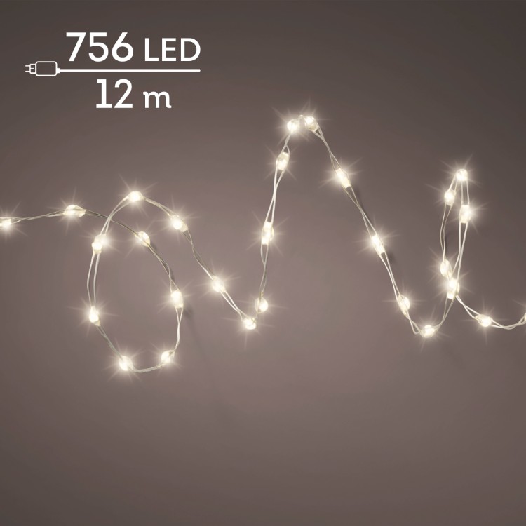 Verlichting Lumineo, Micro-LED Twinkle, L 1200 cm
