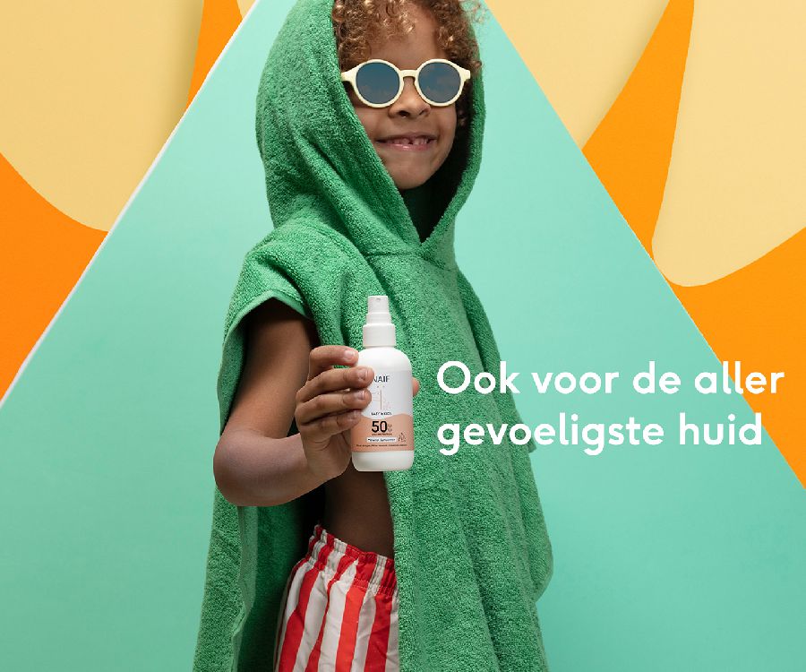 Zonnecreme Naif Mineral Sunscreen Spray 0% Perfume, SPF 50