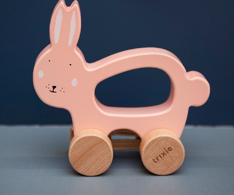 Duw- & trekfiguur Trixie Pull along toy | Mrs. Rabbit Playtime