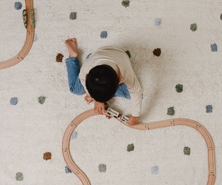 Kamertapijt Little Dutch Vloerkleed | Dot Mixed