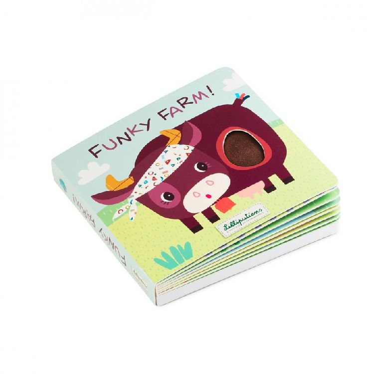 Interactief boek Lilliputiens Voelboek met geluiden | voelboek