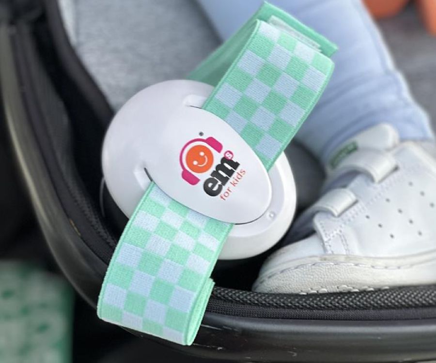 Gehoorbescherming Em's for kids Baby headband white hoofdtelefoon