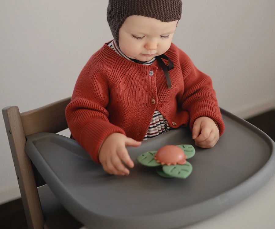 Spinner Mushie Suction Spinner Toy