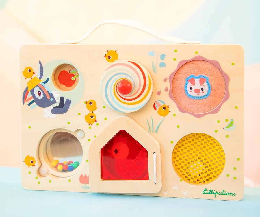 Speelbord Lilliputiens Boerderij ontdekkingskoffertje | Farm