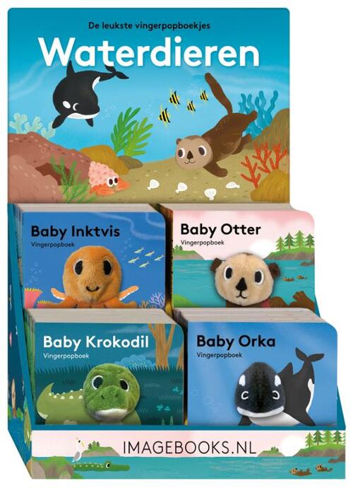 Verhalenboek IMAGE BOOKS Baby Inktvis/Baby Otter/Baby Krokodil/Baby Orka