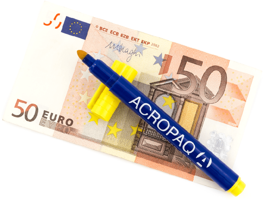 Stift ACROPAQ Euro-Tester, money checker