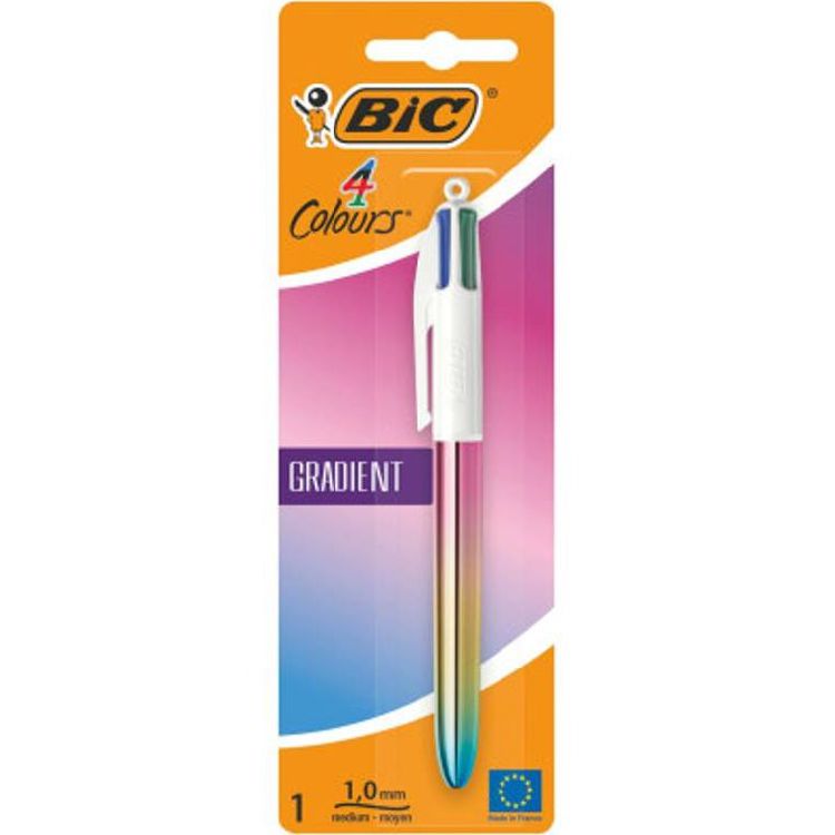 Balpen Bic 4 Colours Gradient, standaard