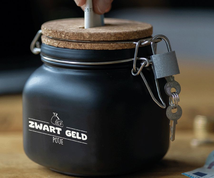 Spaarpot PD Party Luxe Spaarpot - Zwart Geld
