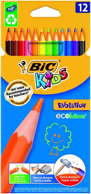 Potlood Bic Evolution, kleurpotlood | Bic Kids