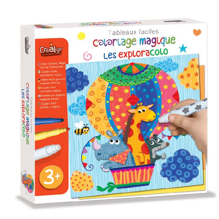 Kleurmateriaal Crealign Magic colouring exploracolo | Easy Pictures
