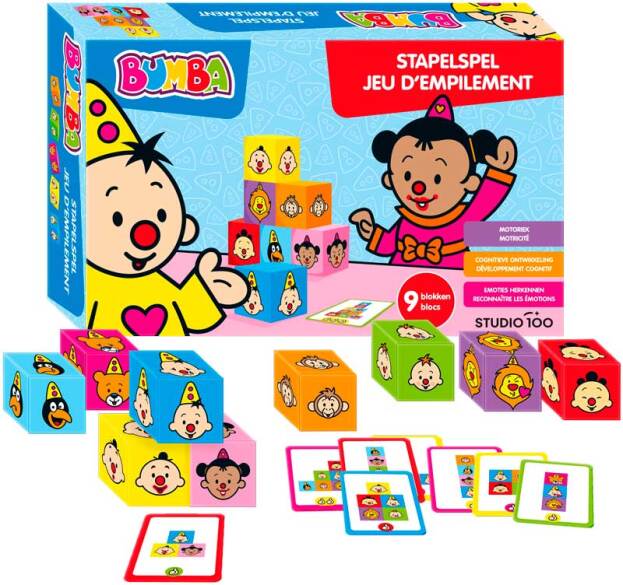 Gezelschapsspel Bumba Stapelspel - Emoties | Bumba Speelplezier