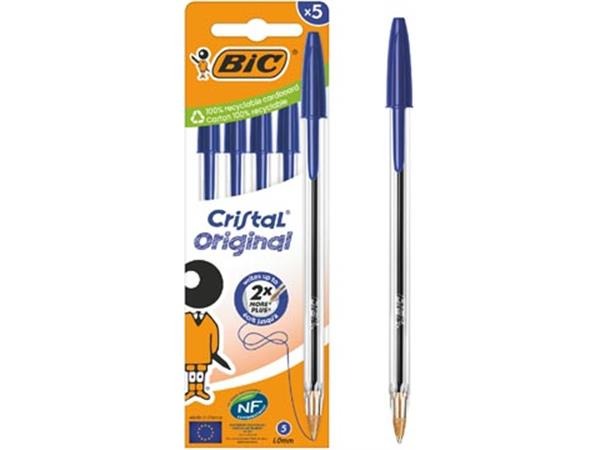 Balpen Bic Cristal, standaard