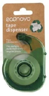 Afroller Econovo Plakband met afroller, geschikt voor transparante tape