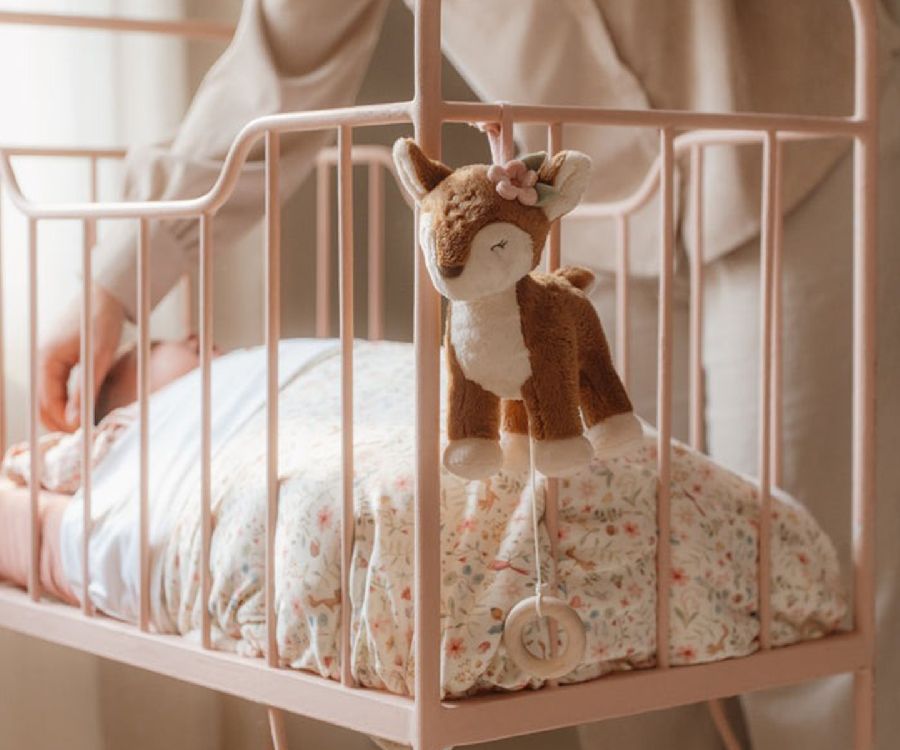 Donsovertrek Little Dutch, geschikt voor babybed 60x120/babybed 70x140 | Fairy Garden