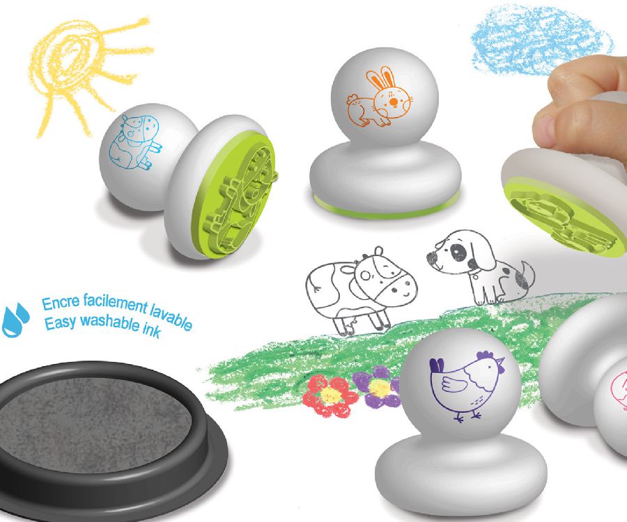 Stempelmateriaal Crealign My first stamps farm animals | Awakening and Discovery