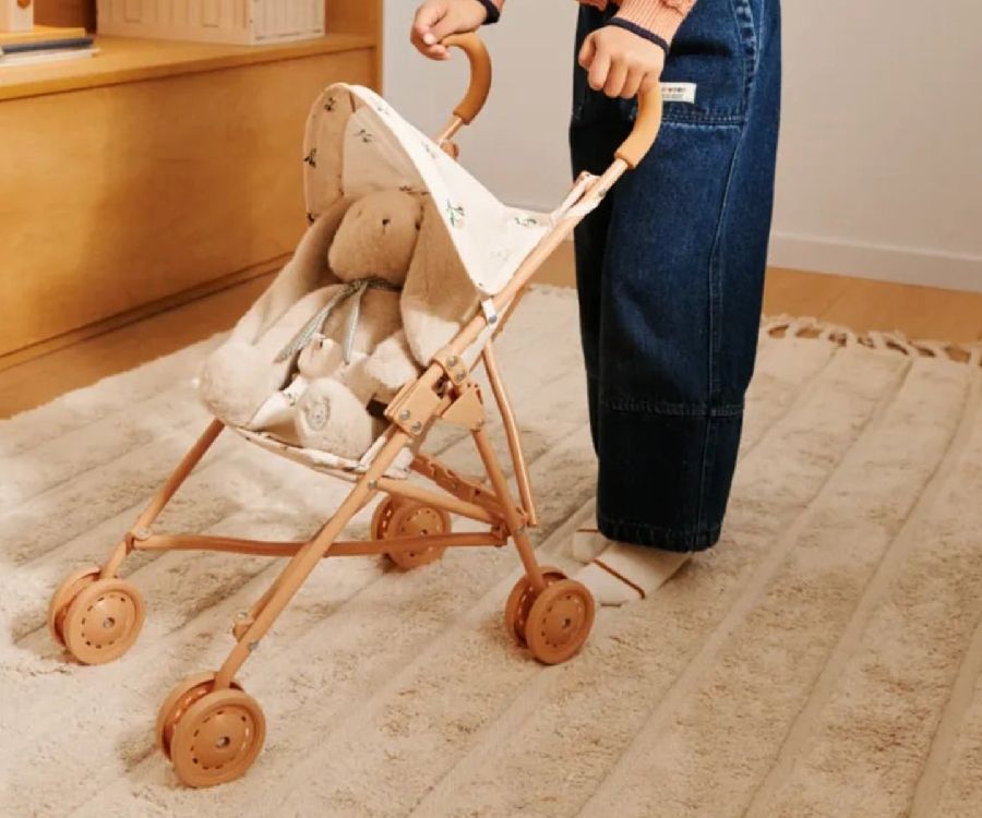 Poppenuitzet Liewood Elsie Doll Stroller | Peach