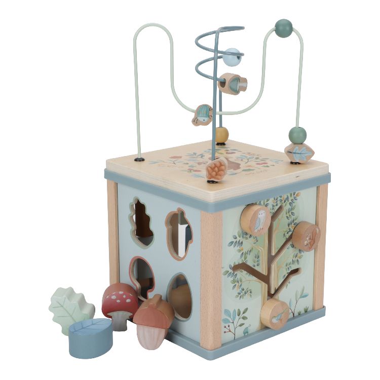 Stevige activiteitenkubus Little Dutch