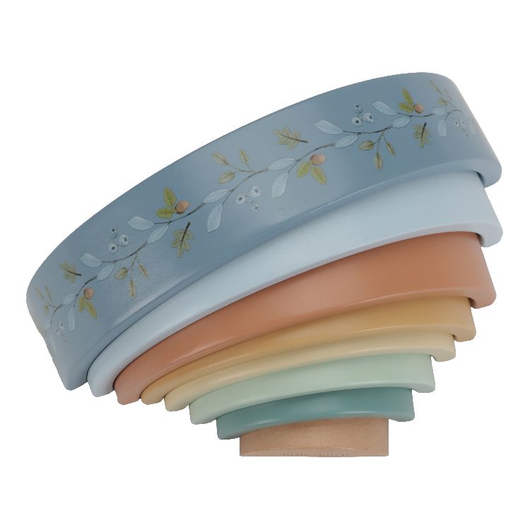 Stapelspeelgoed Little Dutch Regenboog | stapelregenboog