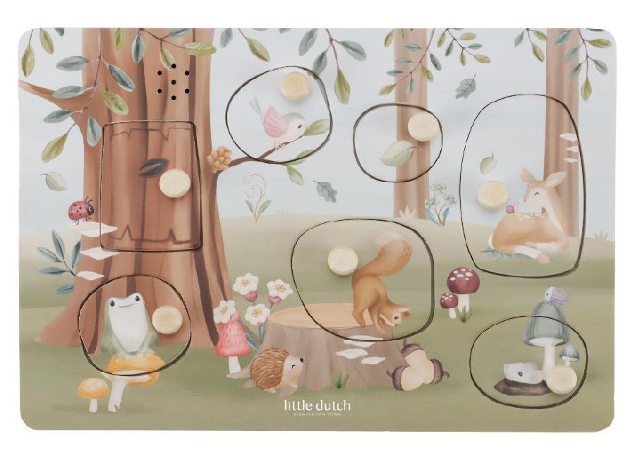 Geluidenpuzzel Little Dutch Geluidenpuzzel | Forest Friends