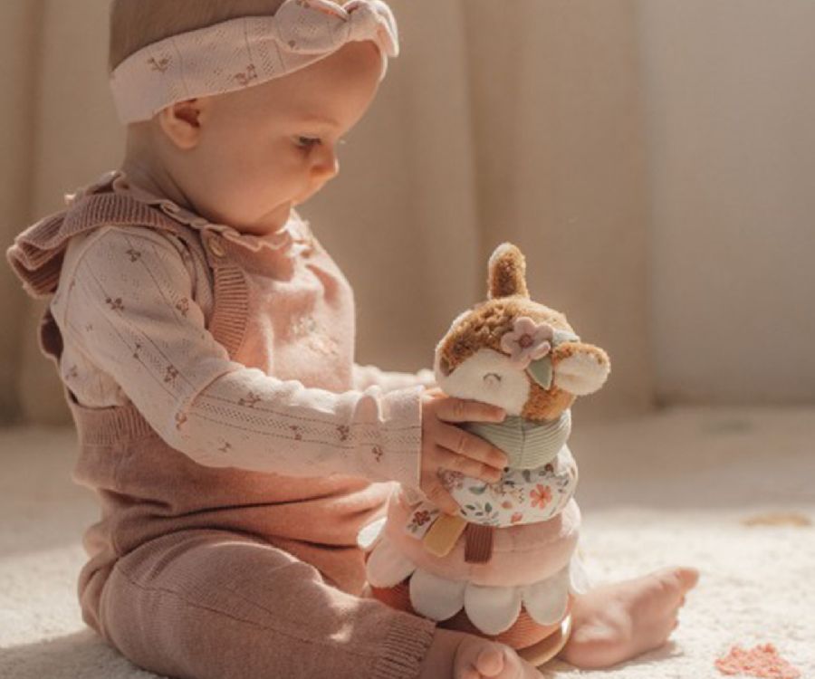 Stapelspeelgoed Little Dutch Soft ring piramide | stapelringen