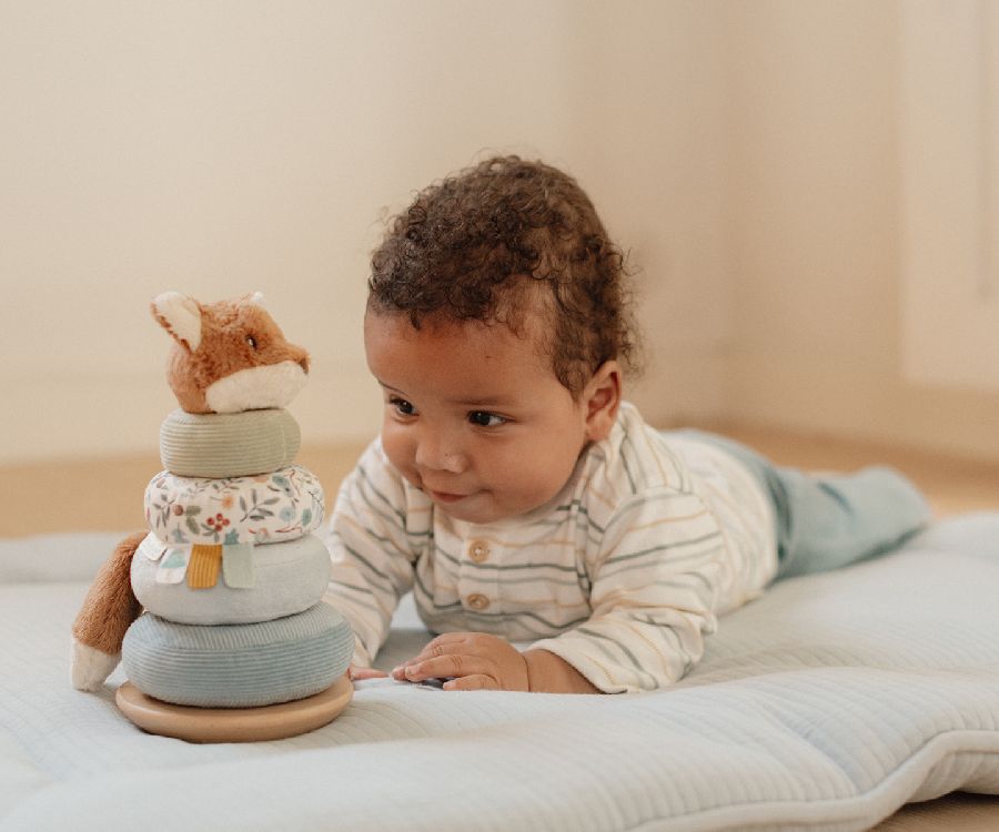 Stapelspeelgoed Little Dutch Soft ring piramide | stapelringen