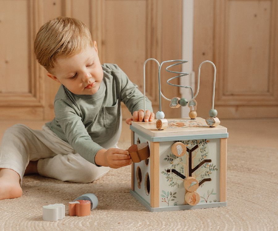 Stevige activiteitenkubus Little Dutch