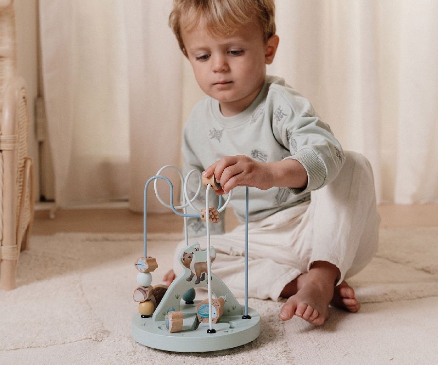 Kralenframe Little Dutch Activiteitenspiraal vosje