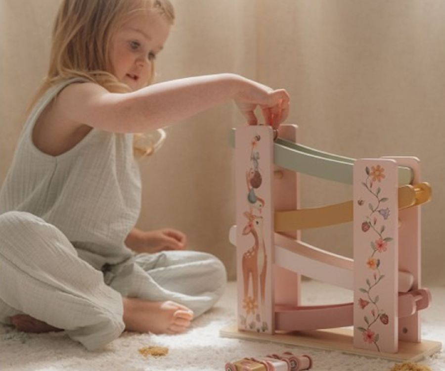 Autobaan & treinspoor Little Dutch Rollerbaan | Fairy Garden