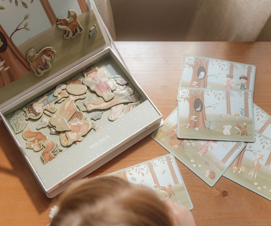 Magnetisch speelgoed Little Dutch Magnetisch speelbord | Forest Friends