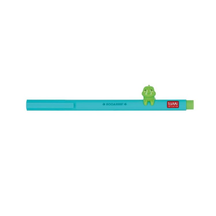 Balpen Legami Gel Pen Lovely Friends, gel, neon green ink | Dino