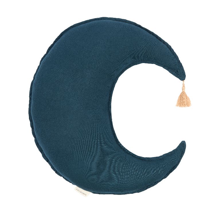 Sierkussen Nobodinoz Moon Cushion, kussen met vaste sloop | L1N0