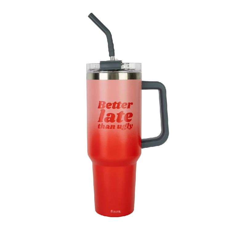 Drinkfles/thermosfles Fisura Better Late Than Ugly | XXL Thermos