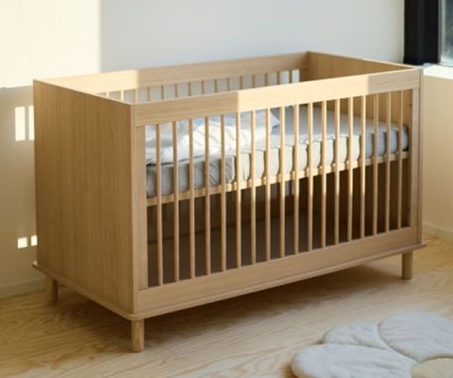 Bed Childhome, Nordica, Nordica 70x140 omvb, babybed omvormbaar tot bedbank