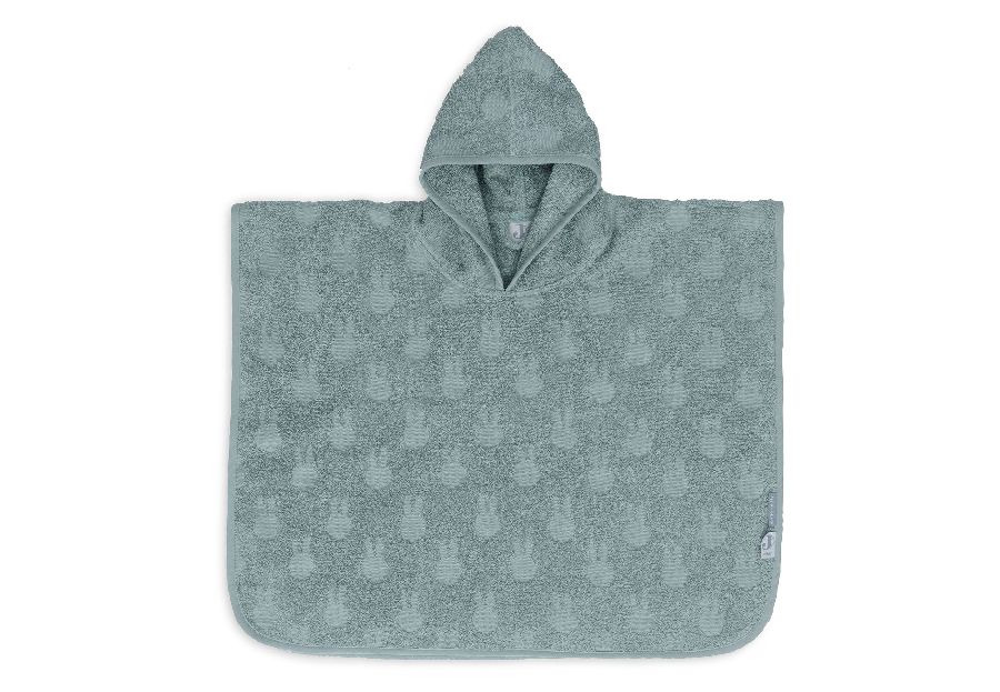Poncho Jollein, badcape | Miffy Jacquard sea green